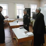 Состоялась рабочая встреча по вопросам сотрудничества между Семинарией и Военной академией ВПВО